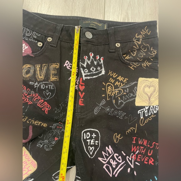 Dolce & Gabbana Graffiti Audrey Jeans - Picture 10 of 12